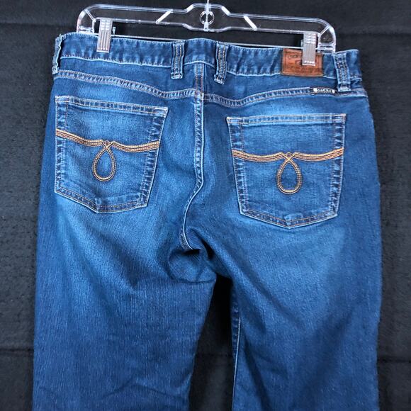 Lucky Brand Womens Jeans Blue Denim Mid Rise Lola Boot Ankle Stretch 12/31 - Picture 11 of 12